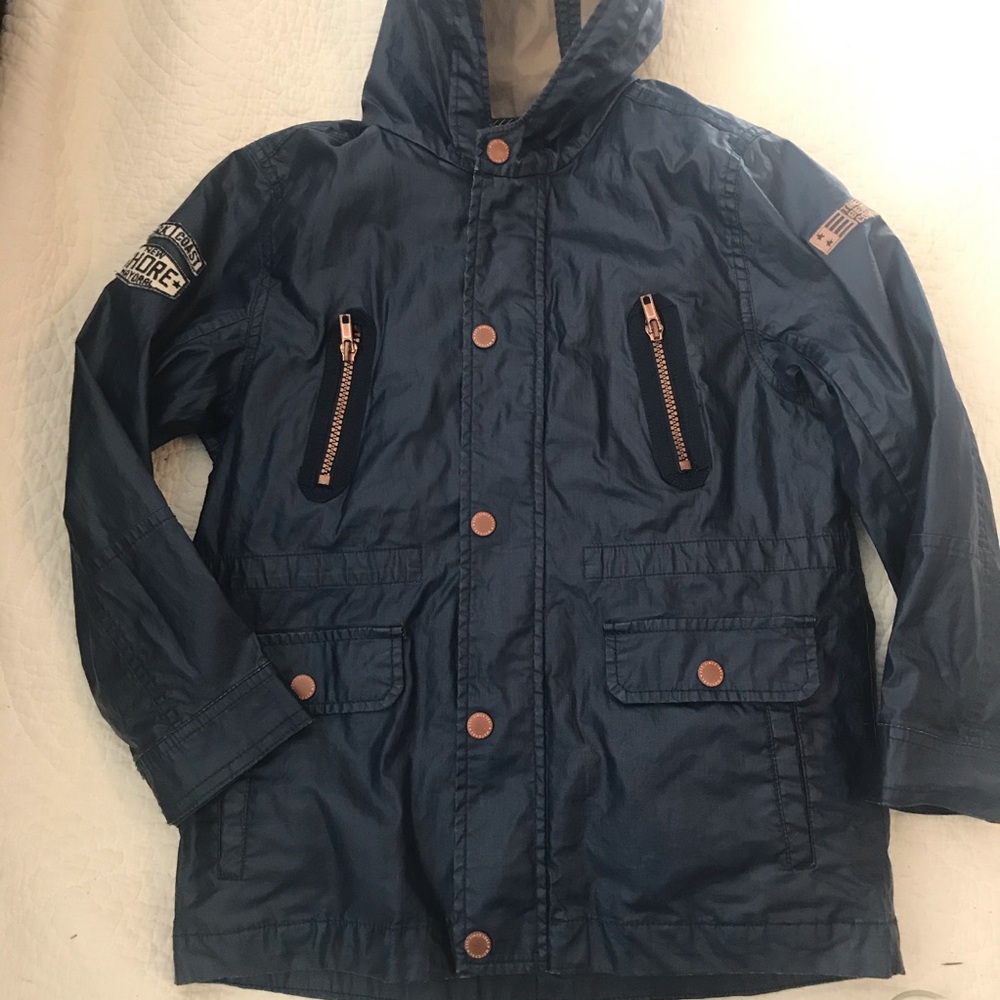 Boys Jacket with vest insert size 7.  Wax jacket